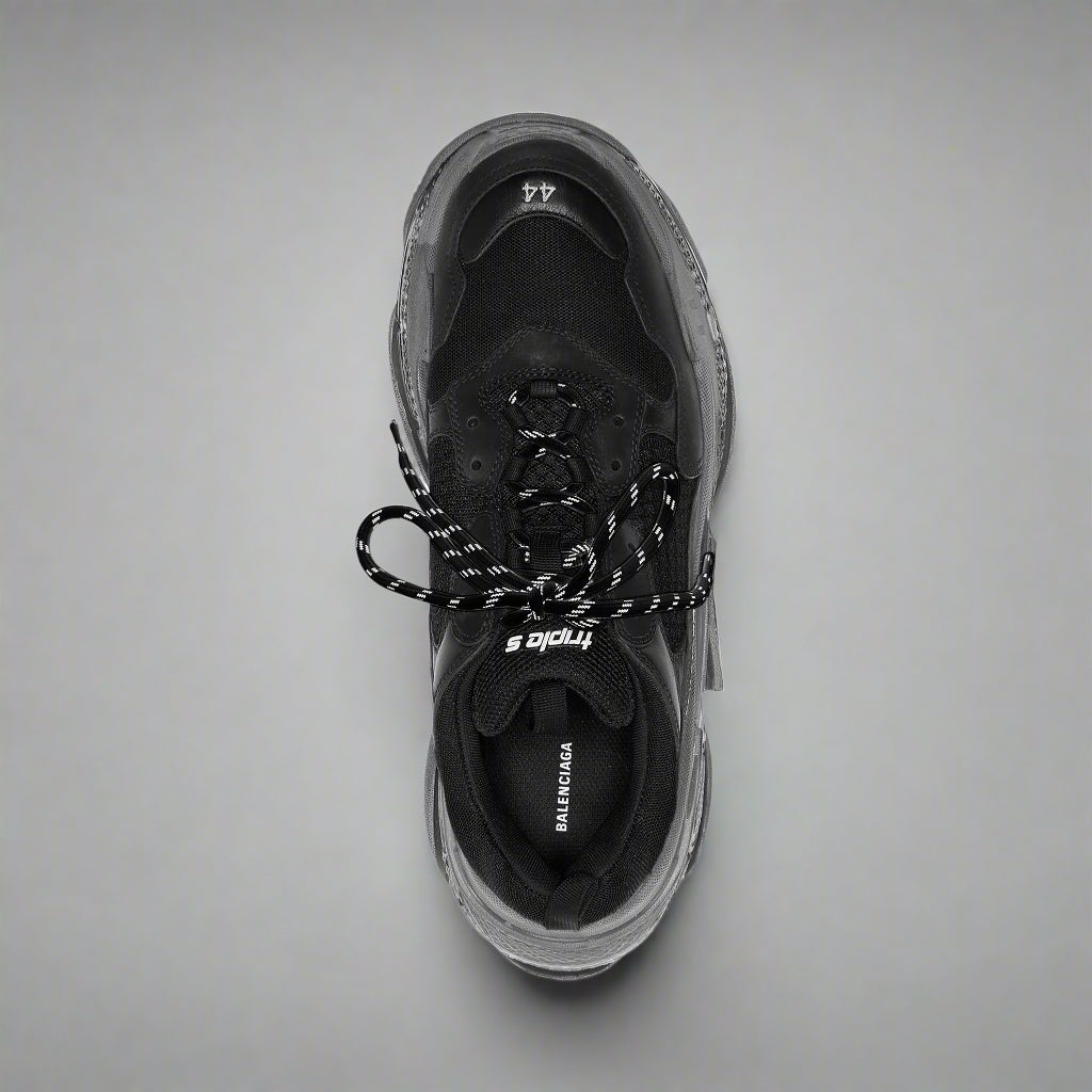 Balenciaga Triple S Clear Sole Black