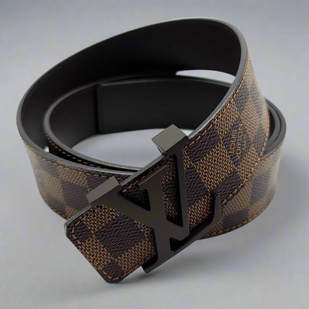 1 Ден Доставка - Колан LV Initiales Brown