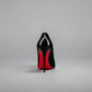 Louboutin Kate Patent Black Calf Leather