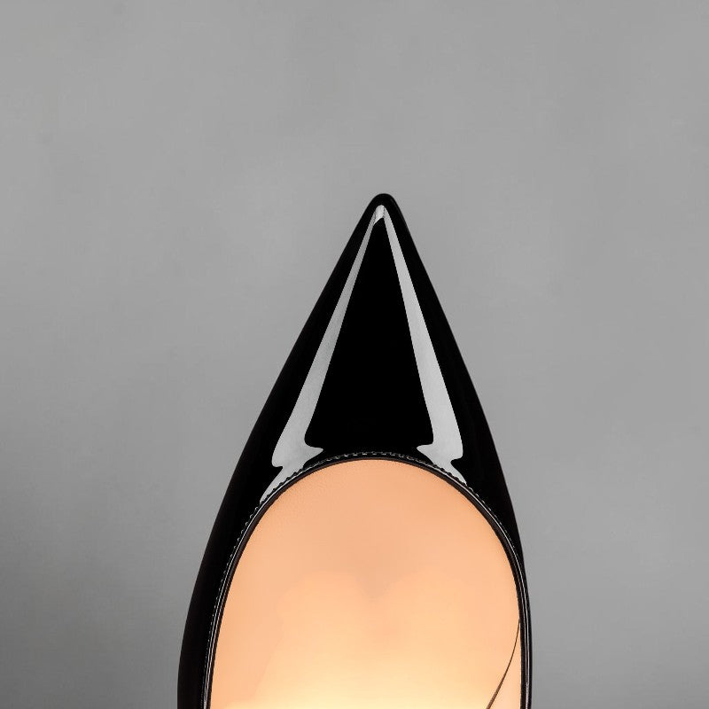 Louboutin Kate Patent Black Calf Leather