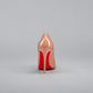 Louboutin Kate Patent Blush Calf Leather