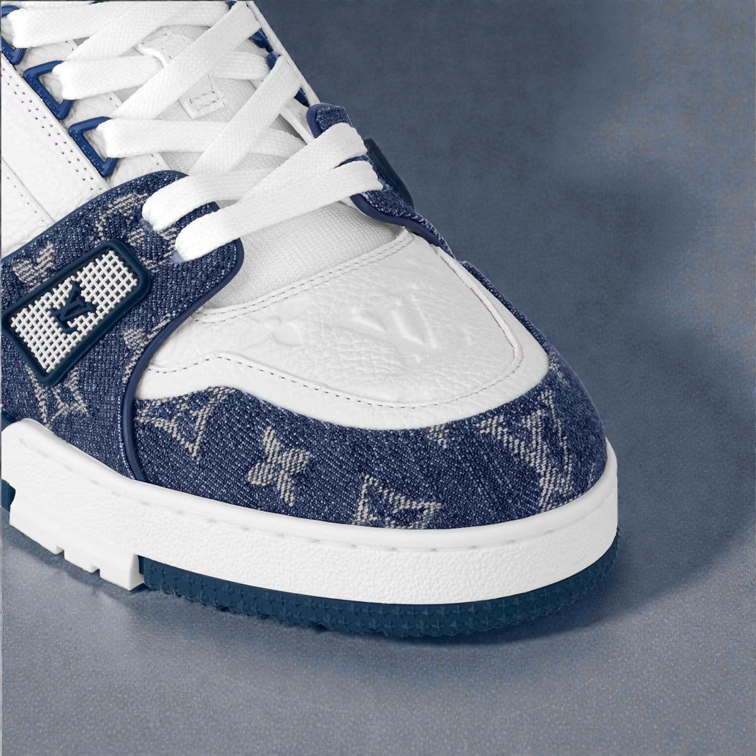LV Trainer Monogram Blue Denim