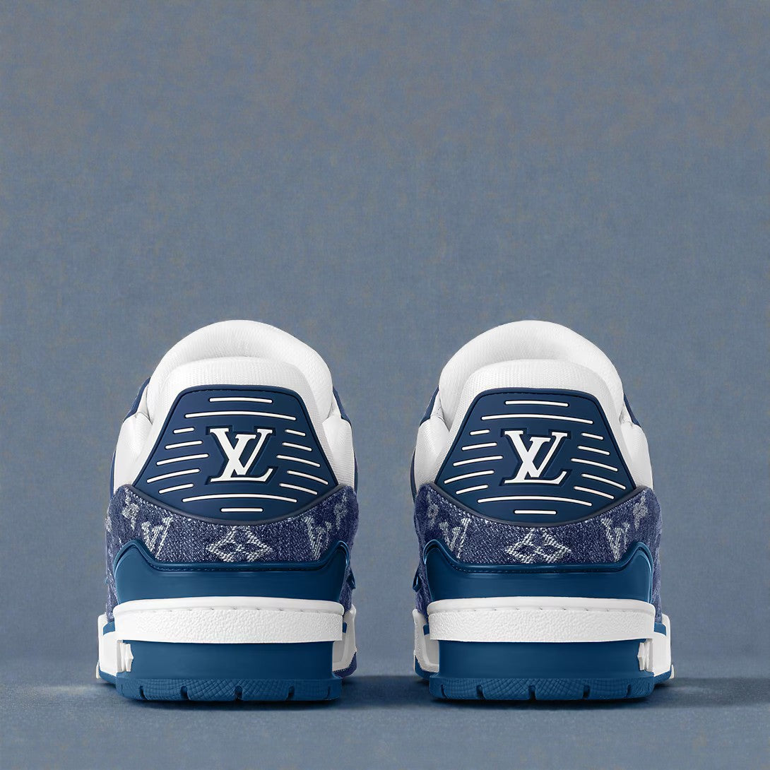 LV Trainer Monogram Blue Denim