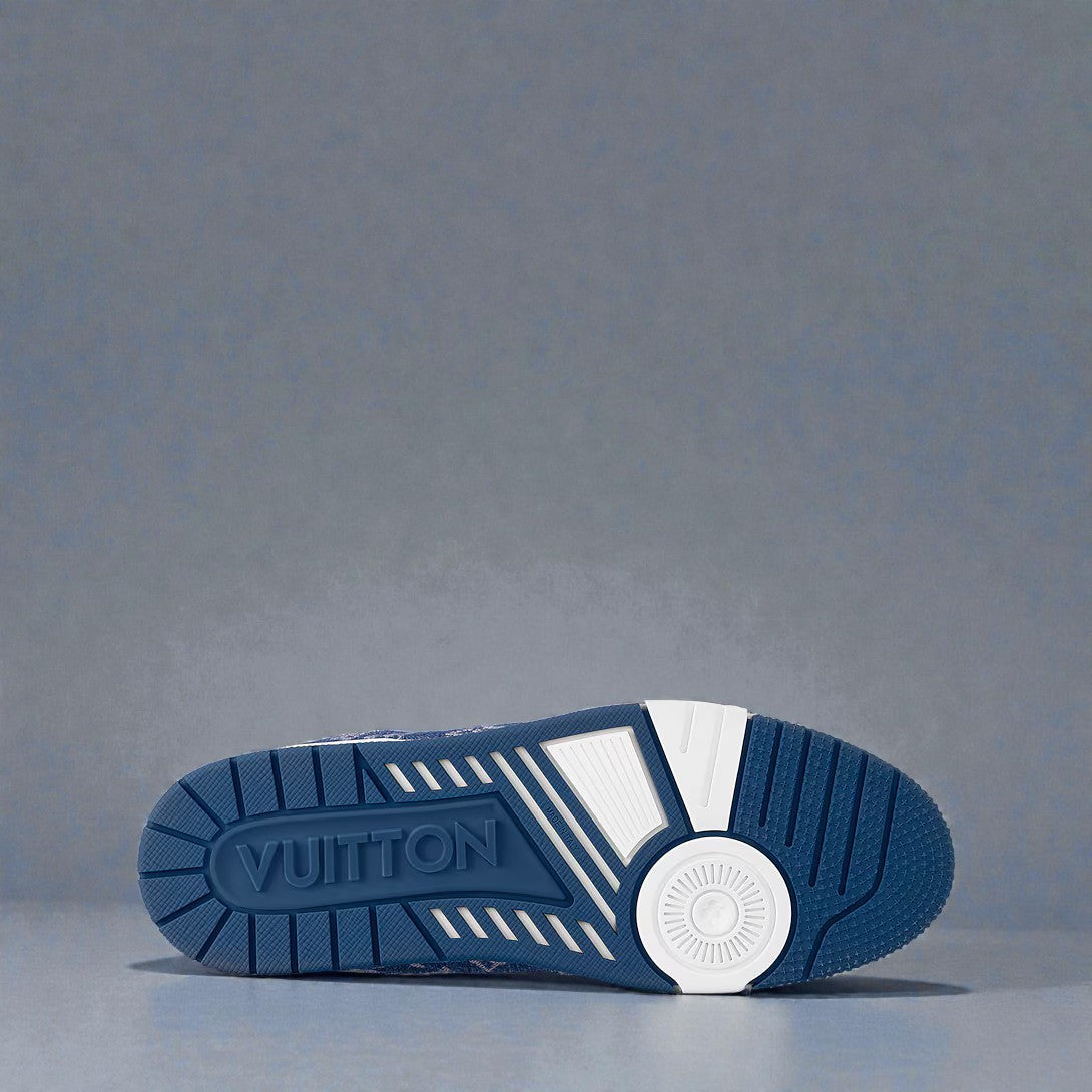 LV Trainer Monogram Blue Denim
