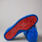 Louboutin Junior Spikes Low Blue Velvet