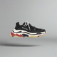 Balenciaga Triple S Clear Sole Black Red