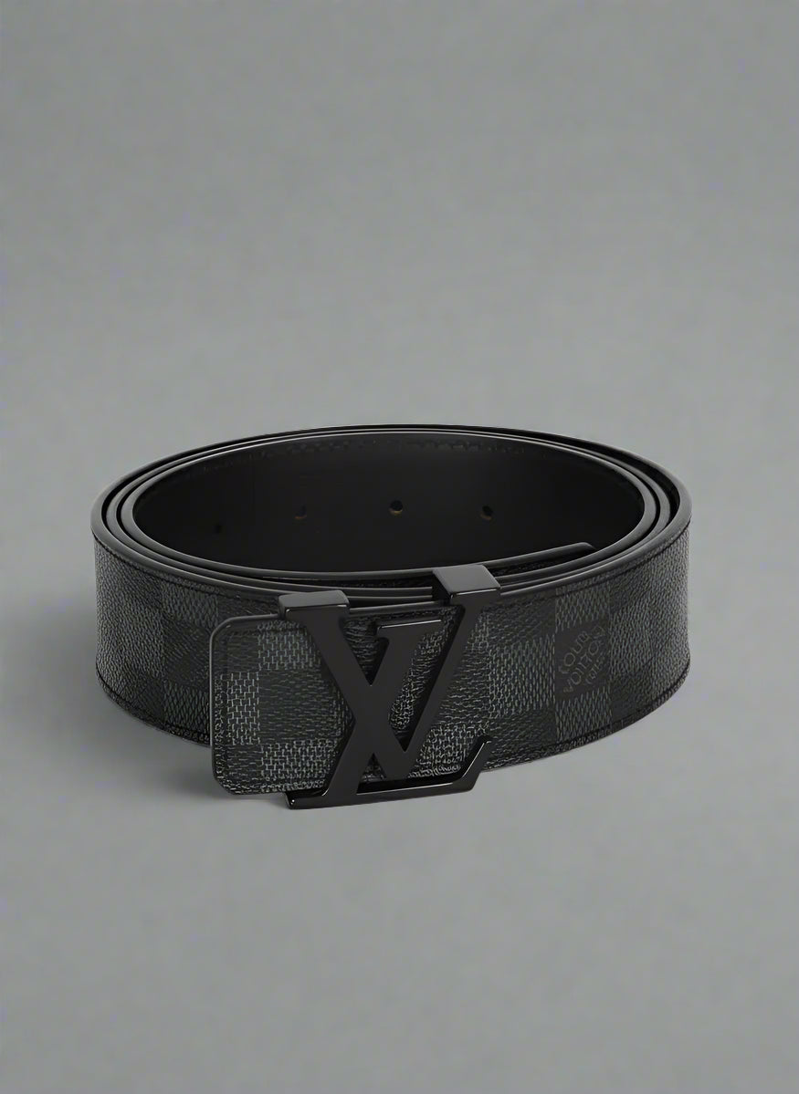 1 Ден Доставка - Колан LV Initiales Black