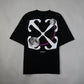 1 Ден Доставка - Тениска Off-White "Moon Arrow" Black