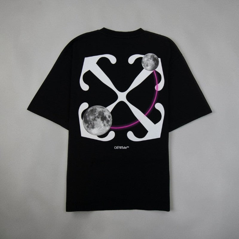 1 Ден Доставка - Тениска Off-White "Moon Arrow" Black