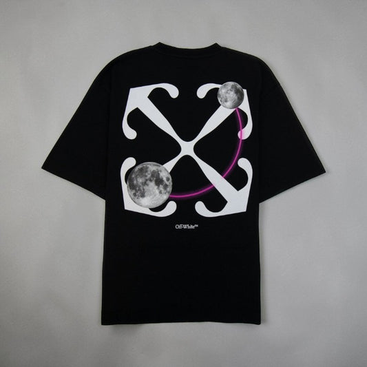 1 Ден Доставка - Тениска Off-White "Moon Arrow" Black