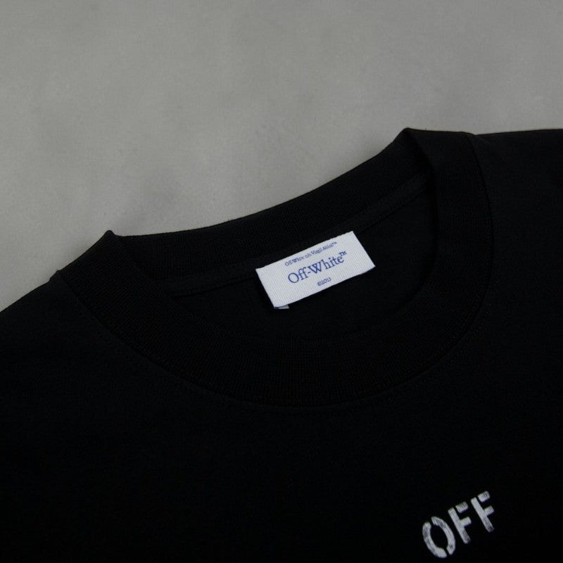 1 Ден Доставка - Тениска Off-White "Moon Arrow" Black