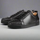 Louboutin Junior Spikes Low Leather