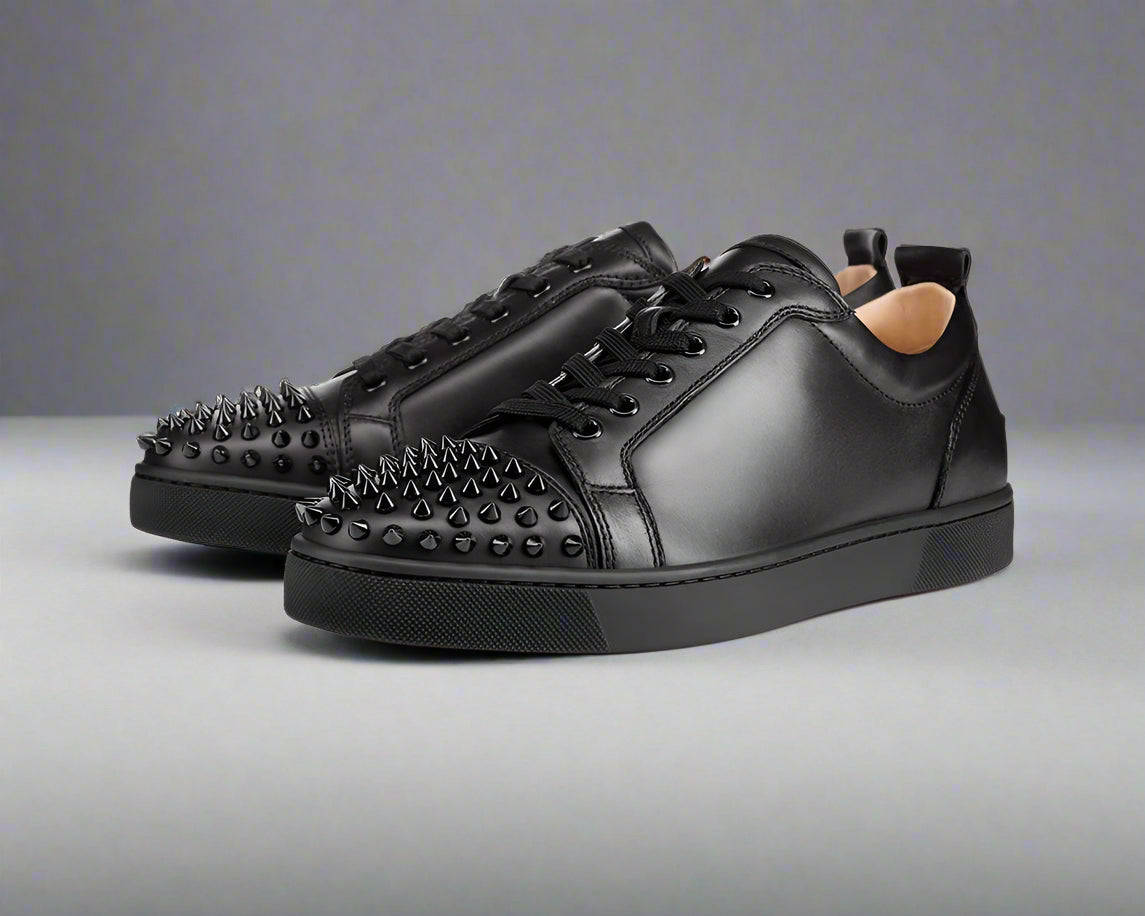Louboutin Junior Spikes Low Leather