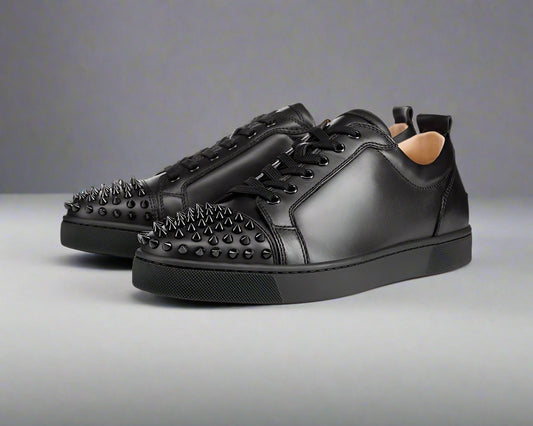 Louboutin Junior Spikes Low Leather