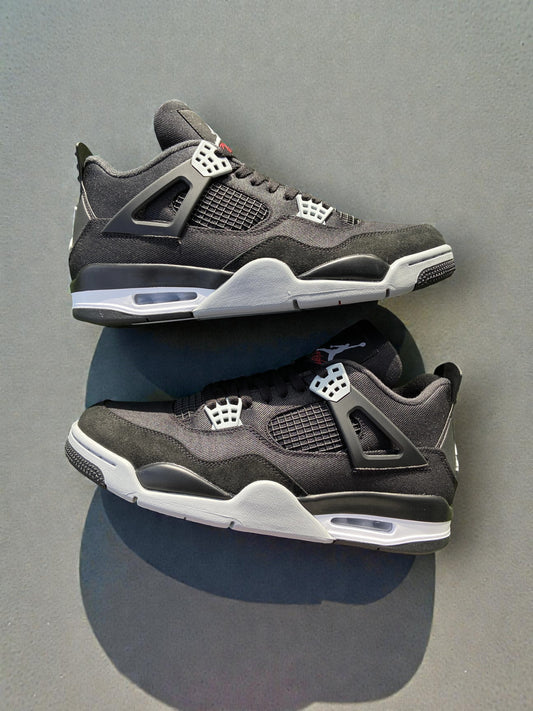 Jordan 4 Black Canvas