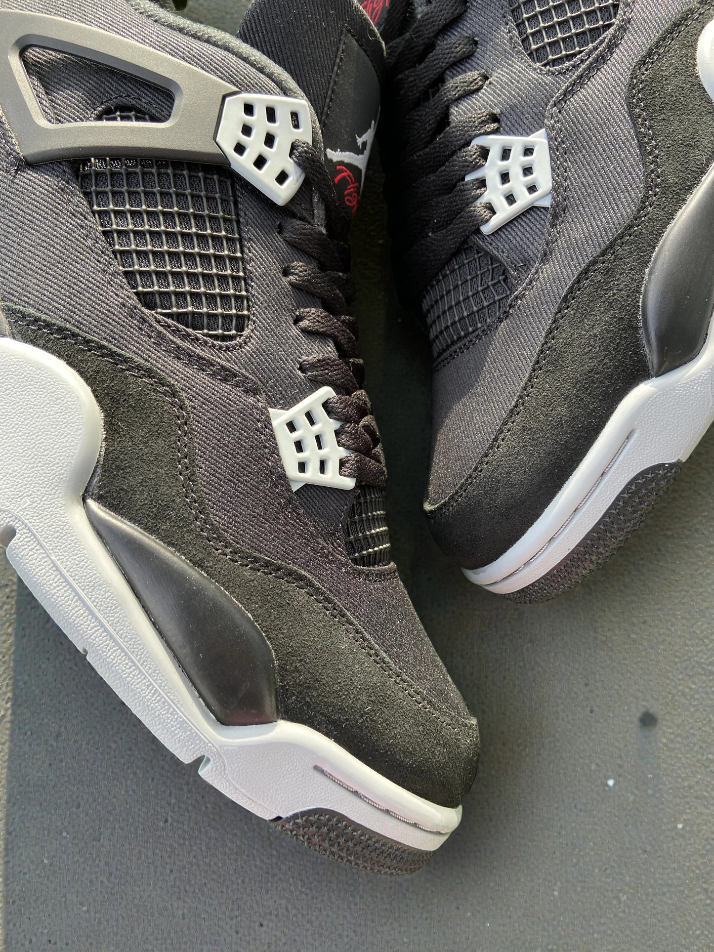 Jordan 4 Black Canvas