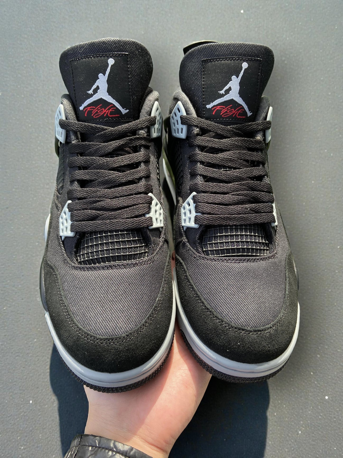 Jordan 4 Black Canvas