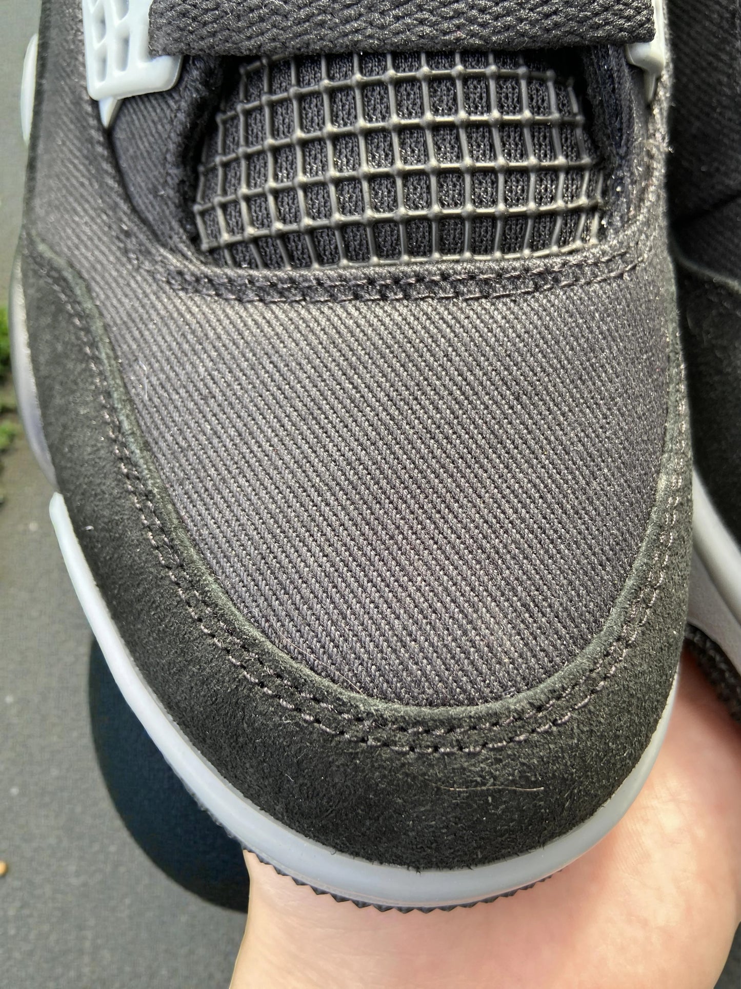 Jordan 4 Black Canvas