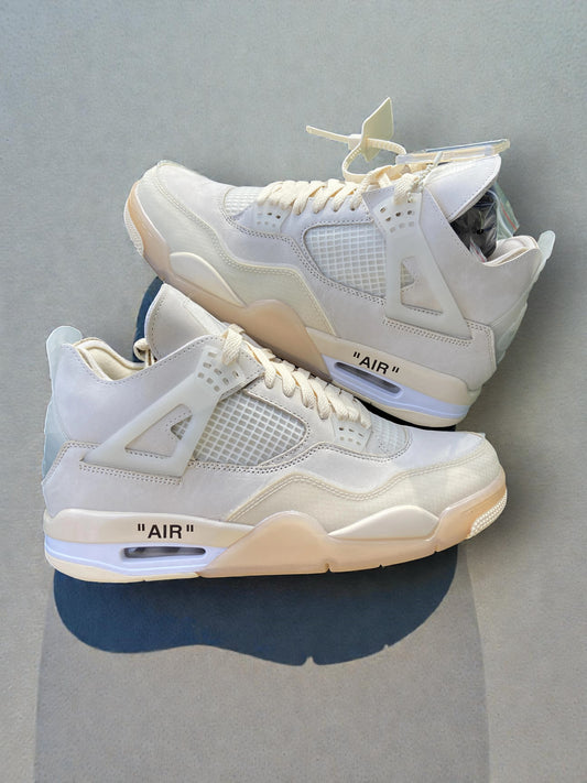 Jordan 4 Off White Sail