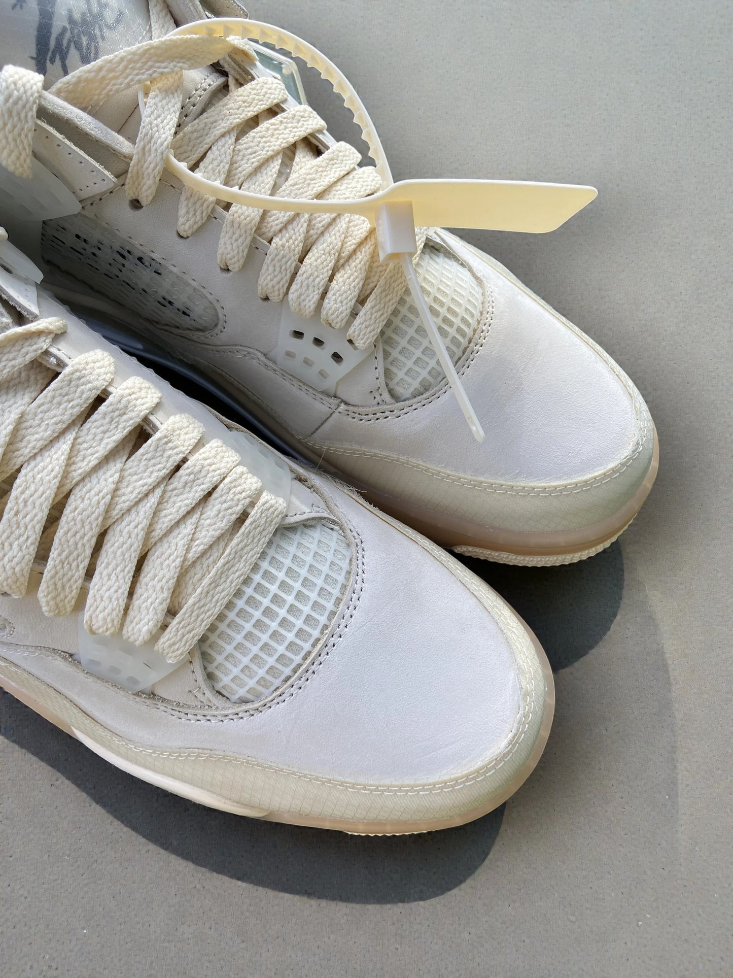 Jordan 4 Off White Sail