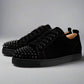 1 Ден Доставка - Louboutin Junior Spikes Low Velvet