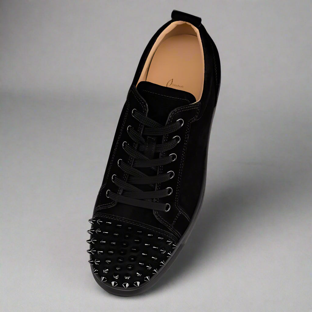 1 Ден Доставка - Louboutin Junior Spikes Low Velvet